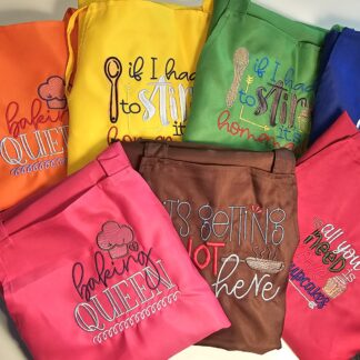 Colorful Kitchen Aprons